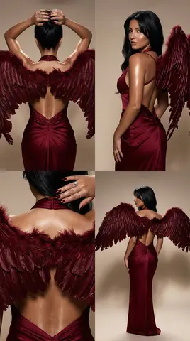 Dark Luxury Fallen Angel Editorial