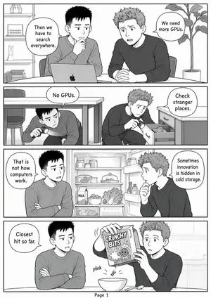 Funny GPU Search Comic Page