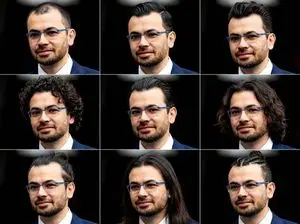 3x3 Hair Style Idea Grid Generation Prompt