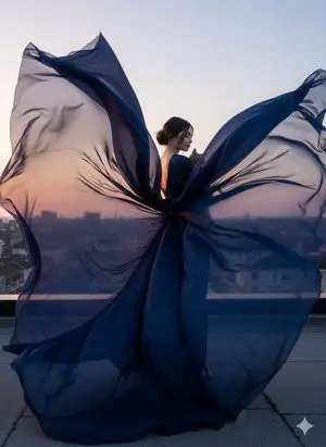 High-Fashion Cinematic Motion Shot