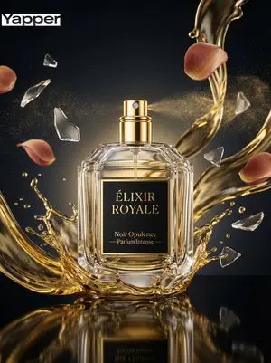 Luxury Perfume Commercial Photography Prompt