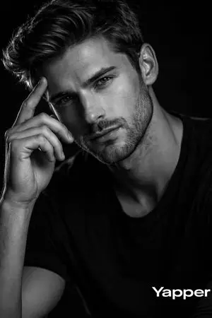 Cinematic Black and White Portrait with Low-Key Lighting