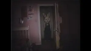 Creepy VHS Bedroom Doorway Figure