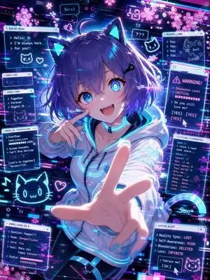 Glitch Character Transformation