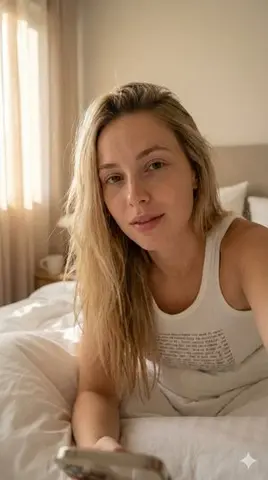 Intimate Morning Selfie Portrait