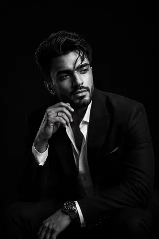 Sophisticated Studio Tuxedo Portrait