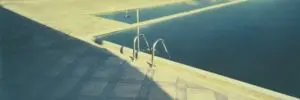 Vintage Panoramic Poolside