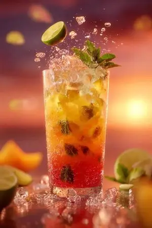 Orange Juice Slow Motion Product Shot