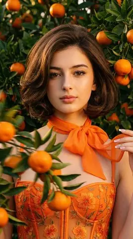 Golden Hour Tangerine Grove