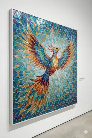 Geometric Mosaic Composition Prompt