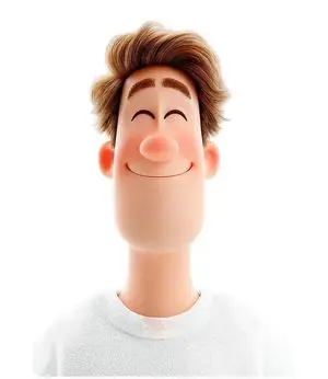Pixar Style 3D Man Avatar