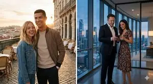 Celebrity Pairing Split-Screen Collage Prompt