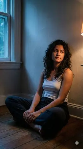 Cinematic Low-Light Night Portrait