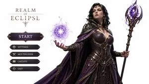 3D Gaming Character Sorceress