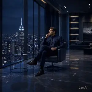 Luxury Penthouse Executive at Night