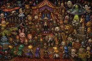 Toy Circus JRPG Battle