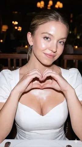 Sydney Sweeney Aesthetic Flash Portrait (Gloorv Signature)