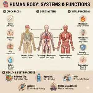 Ultra-Clean Anatomy Infographic Prompt