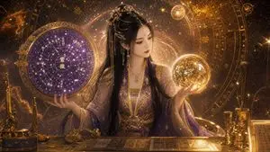 Luxury Golden Star Fortune Teller