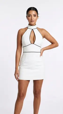 Minimalist White Dress Fashion Campaign