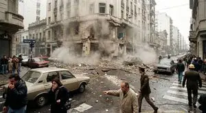 Historical moment at specific coordinates (1994)
