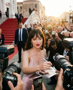 Red Carpet Paparazzi Realism Prompt