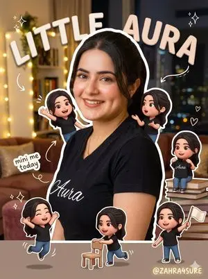 Mini-Me Character Composite Image