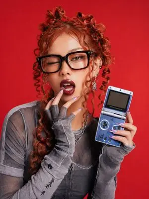 Editorial Portrait with Retro Handheld
