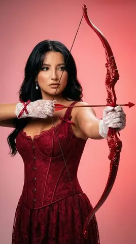 Cinematic Baroque Cupid Fashion Editorial Prompt