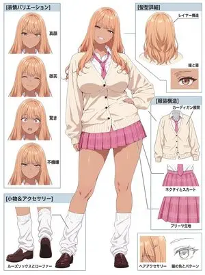 Anime Character Reference Sheet Prompt (Nano Banana 2)