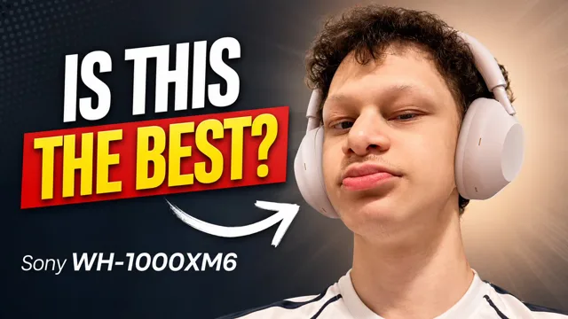 YouTube Thumbnail - Sony Headphones Review Thumbnail