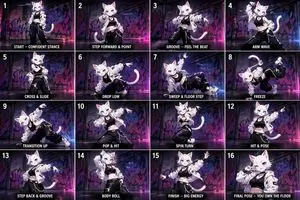 Anime Street-Dancer Character Grid