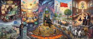 Hieronymus Bosch-style AI future painting