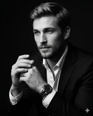 Dramatic Chiaroscuro Cinematic Portrait