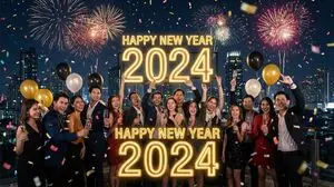 Simple 'Happy New Year' Prompt