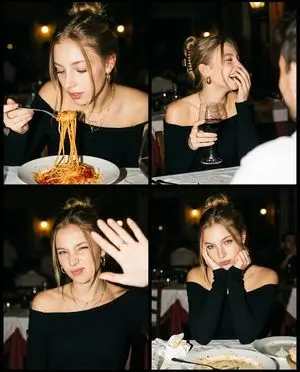 2x2 Grid Italian Trattoria Flash Photoshoot Prompt