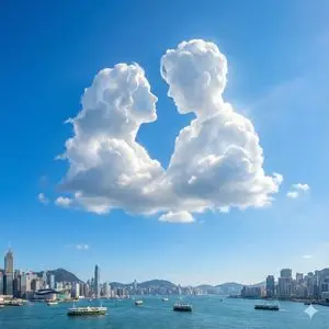 Cloud Silhouette Drop-in Prompt Template