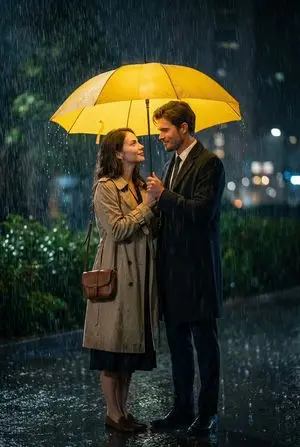 Cinematic HIMYM Yellow Umbrella Matchshot Prompt