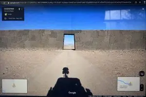 Google Street View Anomaly Screen Photo
