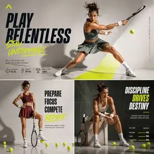 Premium Tennis Editorial Campaign