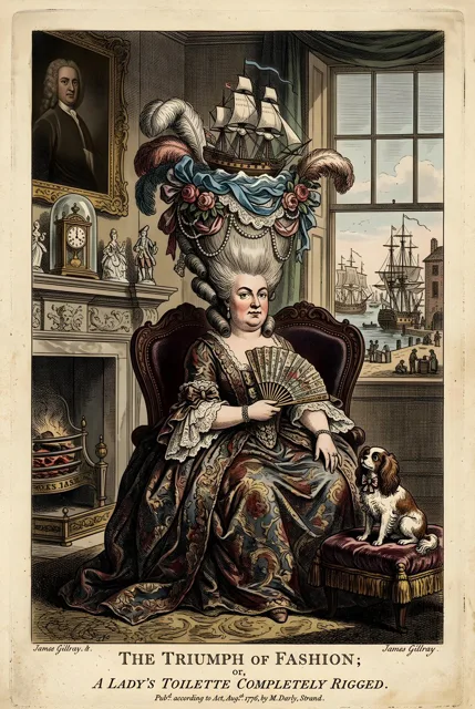 Vintage British Caricature Satire