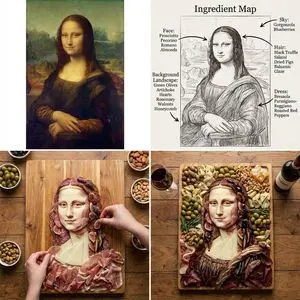 Masterpiece Painting Reimagined as a Charcuterie Platter