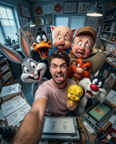 Ultra-realistic 4:5 vertical format ultra wide angle 13mm selfie