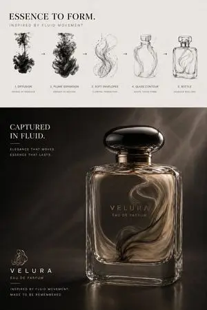 Perfume Design Evolution Poster