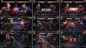 AAA Fighting Game Storyboard Grid