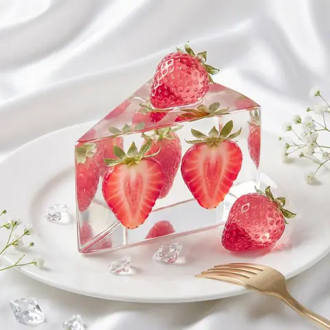 luxury fashion-editorial still life of a sharp triangular prism