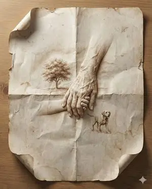 Aged Paper Illusion Promotional Design