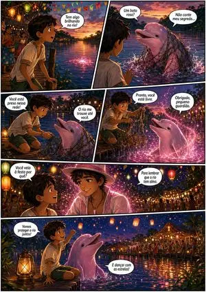 Pink Boto Festival Comic Page