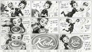 Latte Art Musical Storyboard