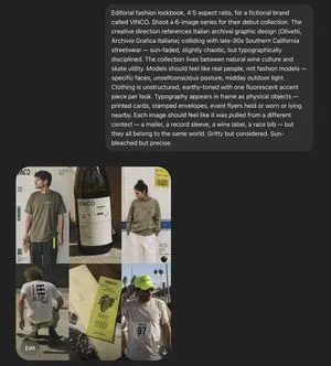 VINCO Editorial Moodboard Screenshot